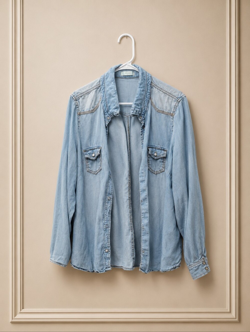 Maurices Light Blue XXL Denim Shirt
